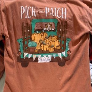 Southernology pumpkin long sleeve shirt